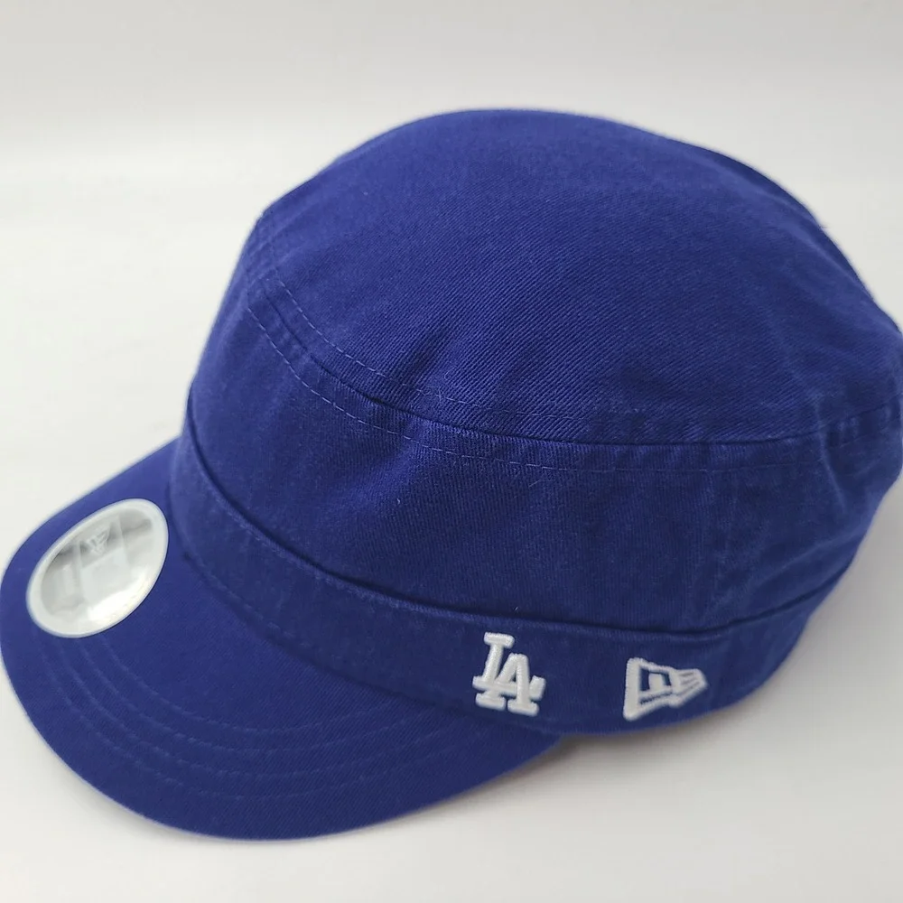Women Los Angeles Dodgers Hat Strapback New Era Blue MLB Cadet Military Army Cap